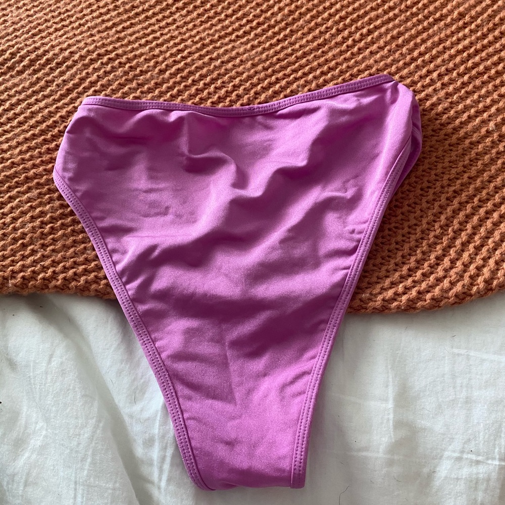 Purple swim bottoms